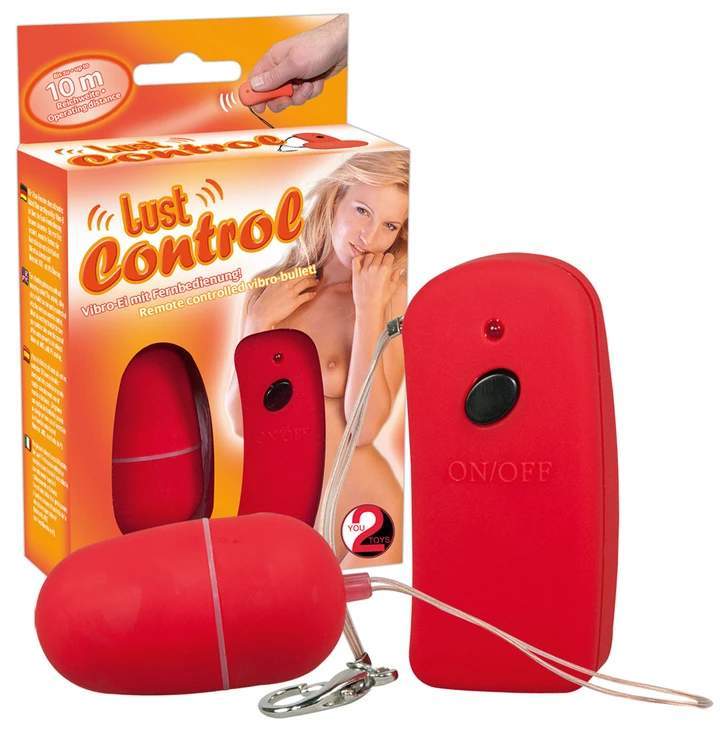 Vibrační Vajíčko Na Dálkové Ovládání Lust Control Red 6 Cm Ø 35 Cm Sexshop Lasturkacz 