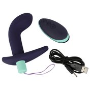 Silikonový prostatový kolíček na dálkové ovládání Remote Controlled Prostate Plug (13,4 cm, Ø 3,5 cm)