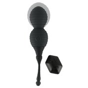 Silikonové nafukovací venušiny kuličky na dálkové ovládání Inflatable + RC Love Balls (Ø 4,2+ cm)