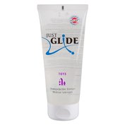 [200 ml] Lubrikační gel vhodný na erotické pomůcky Just Glide Toylube