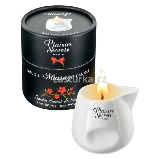 06115060000_Massage Candle Red Wood 80 ml