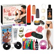 Sada erotických pomůcek Love Box Erotic Moments international (20dílná)