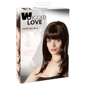 Paruka - černé vlasy Carmen zn. Wigged Love (50 cm)