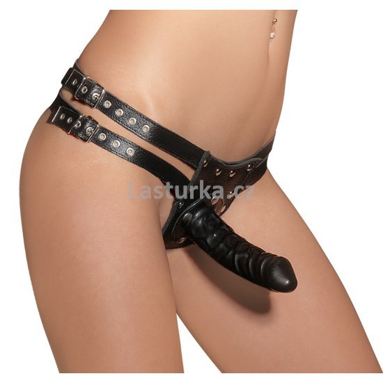 20003341131_Leather String + 3 Dildos L/XL
