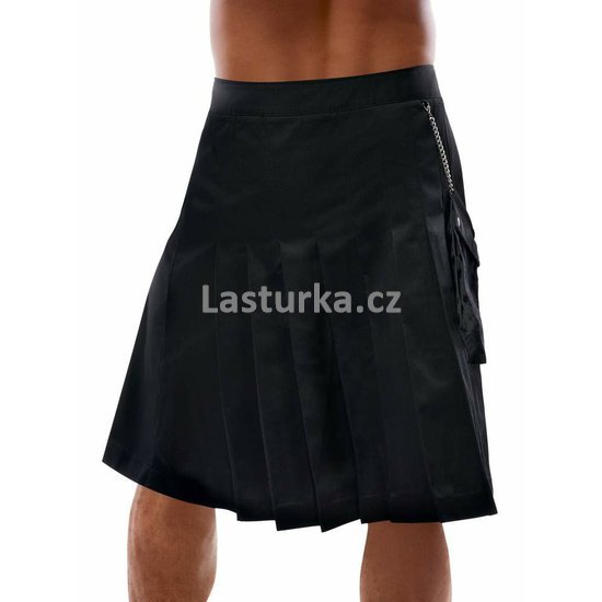 21402411721_Men's Kilt Black L