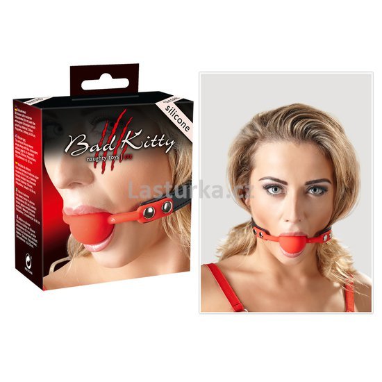 24918693001_Red Gag silicone