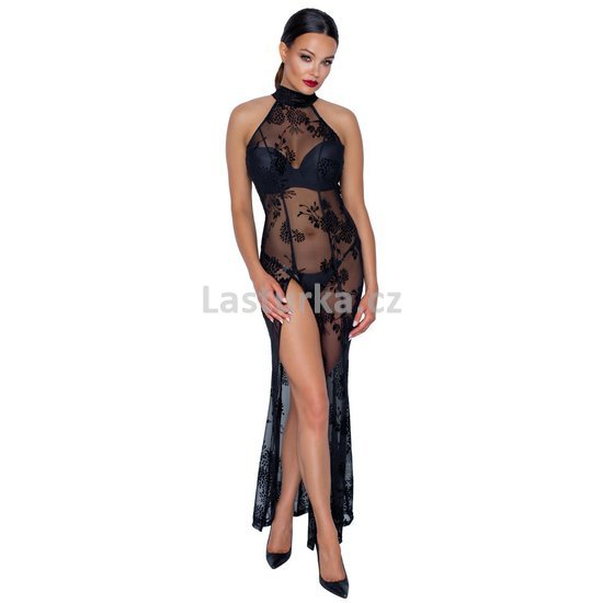 27180811021_Noir Dress Long S