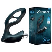 Unikátní expandující vibrační stimulátor prostaty XPander X4+ S (9,5 cm, Ø 2,5 až 4,1 cm)